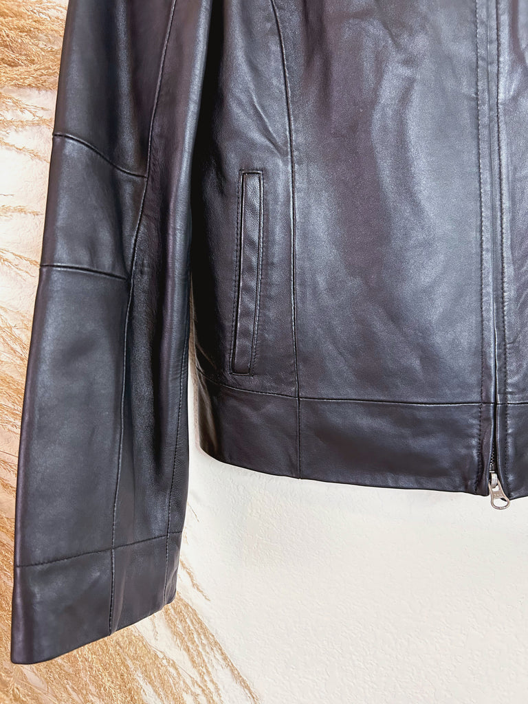 Black Leather Jacket (S)