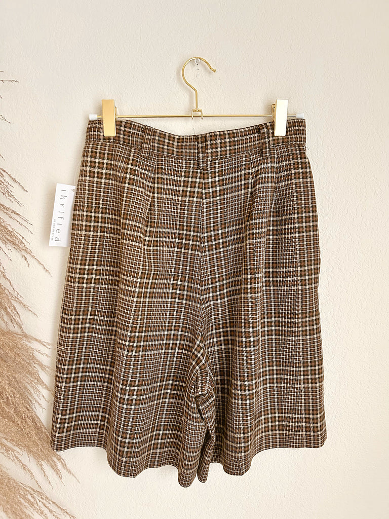Vintage Plaid Shorts (2)